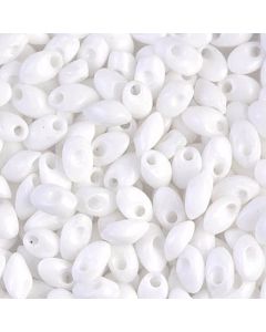 Miyuki Long Magatama 0402 Opaque White
