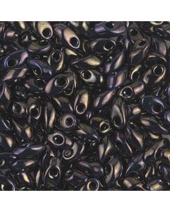 Miyuki Long Magatama 0458 Brown Iris
