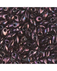 Miyuki Long Magatama 0460 Metallic Dark Raspberry
