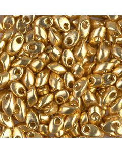 Miyuki Long Magatama 4202 Duracoat® Galvanized Gold