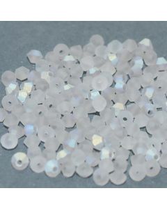 Preciosa Bicone 3mm 00030-20019 Crystal AB Matted
