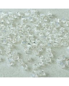 Preciosa Bicone 3mm 00030-24201 Crystal Argent Flare