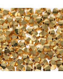 Preciosa Bicone 3mm 00030-26200 Crystal Aurum Full