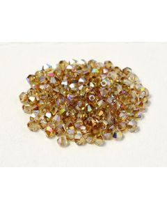 Preciosa Bicone 3mm 00030-98532 Crystal Brown Rainbow
