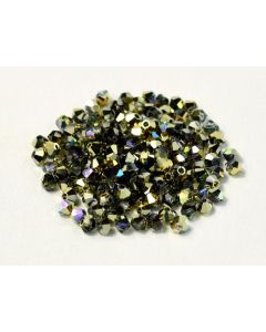 Preciosa Bicone 3mm 00030-98536 Crystal Golden Rainbow