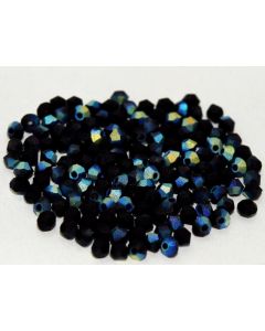 Preciosa Bicone 3mm 23980-20019 Jet AB Matted