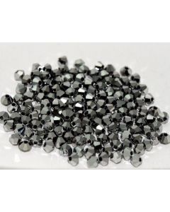 Preciosa Bicone 3mm 23980-20700 Jet Light Hematite Full
