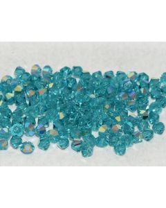 Preciosa Bicone 3mm 60230-20001 Blue Zircon AB