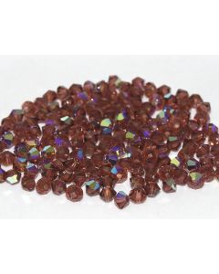 Preciosa Bicone 3mm 90095-20001 Light Burgundy AB