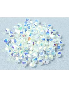 Preciosa Bicone 4mm 00030-20000 Crystal 2x AB