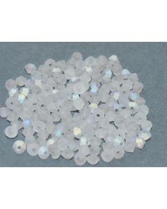 Preciosa Bicone 4mm 00030-20019 Crystal AB Matted