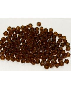 Preciosa Bicone 4mm 10220 Smoke Topaz