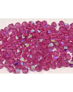 Preciosa Bicone 4mm 70010-20001 Rose AB