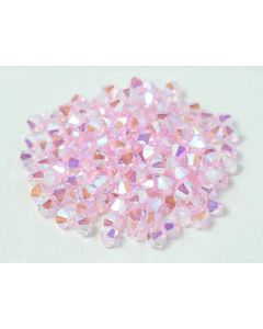 Preciosa Bicone 4mm 70220-20000 Pink Sapphire 2x AB