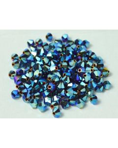 Preciosa Bicone 4mm 90090-20000 Siam 2x AB