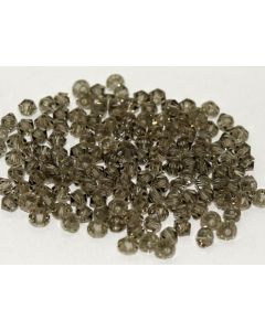 Preciosa Bicone 6mm 40010 Black Diamond