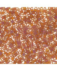 Miyuki Quarter TILA QTL0134FR Matte Transparent Dark Amber AB