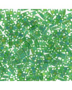 Miyuki Quarter TILA QTL0146FR Matte Transparent Green AB