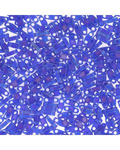Miyuki Quarter TILA QTL0151FR Matte Transparent Cobalt AB