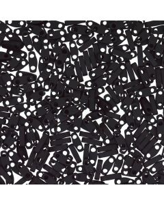 Miyuki Quarter TILA QTL0401F Matte Opaque Black