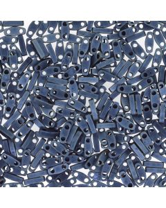 Miyuki Quarter TILA QTL2001 Metallic Matte Dark Blue Grey