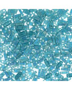 Miyuki Quarter TILA QTL2405FR Matte Transparent Teal AB