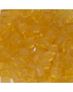 Miyuki Square Beads 4mm 0132F Matte Transparent Topaz