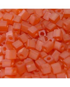 Miyuki Square Beads 4mm 0138FR Transparent Orange AB