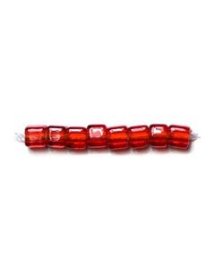 Miyuki Square Beads 1.8mm 0141 Transparent Red Ruby