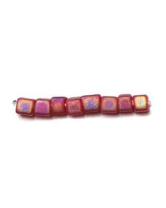 Miyuki Square Beads 1.8mm 0141FR Matte Transparent Ruby AB