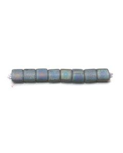 Miyuki Square Beads 1.8mm 0152FR Transparent Matte Grey AB