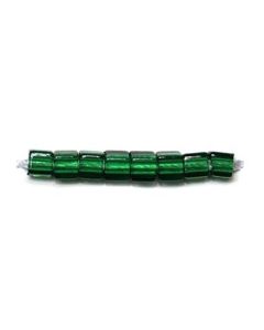 Miyuki Square Beads 1.8mm 0156 Transparent Dark Emerald