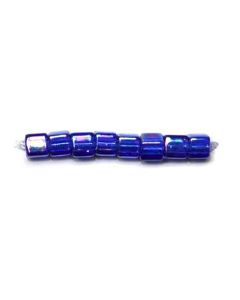 Miyuki Square Beads 1.8mm 0177 Transparent Cobalt AB