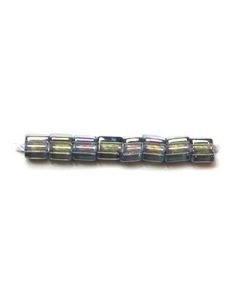 Miyuki Square Beads 1.8mm 0249 Transparent Grey AB