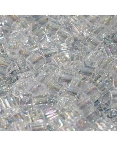 Miyuki Square Beads 3mm 0250 Crystal AB