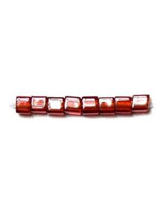 Miyuki Square Beads 1.8mm 0304 Garnet Gold Luster