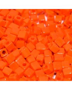 Miyuki Square Beads 1.8mm 0406 Opaque Orange