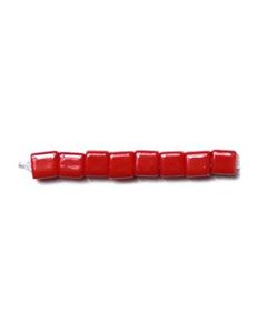 Miyuki Square Beads 1.8mm 0408 Opaque Red