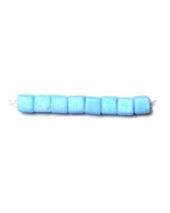 Miyuki Square Beads 1.8mm 0413FR Matte Opaque Light Blue AB