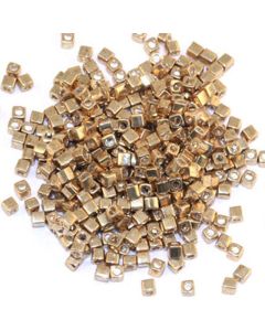 Miyuki Square Beads 1.8mm 1052 Galvanized Gold