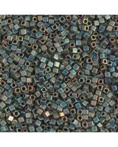Miyuki Square Beads 1.8mm 2008 Matte Metallic Green
