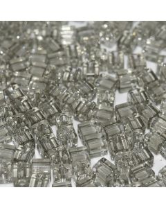 Miyuki Square Beads 3mm 2412 Transparent Taupe