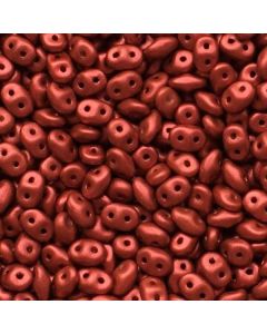 SuperDuo™ Chalk Lava Red