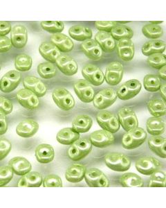 SuperDuo™ Chalk Light Green Luster