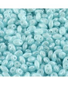 SuperDuo™ Opal Aqua White Luster