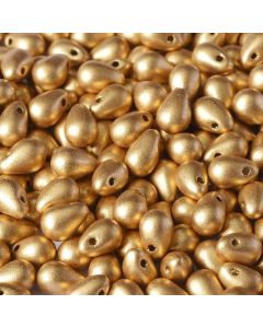Side Drill Tear Drop 4x6mm Aztec Gold