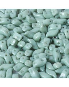 Stormduo Chalk White Teal Luster