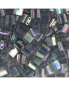Miyuki TILA TL2440D Transparent Dark Gray Rainbow Luster