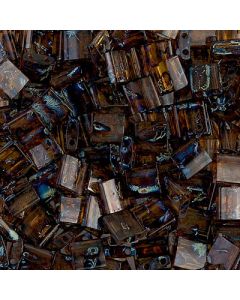 Miyuki TILA TL4502 Transparent Dark Amber Picasso