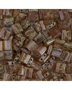 Miyuki TILA TL4505 Transparent LightSmoky Topaz Picasso